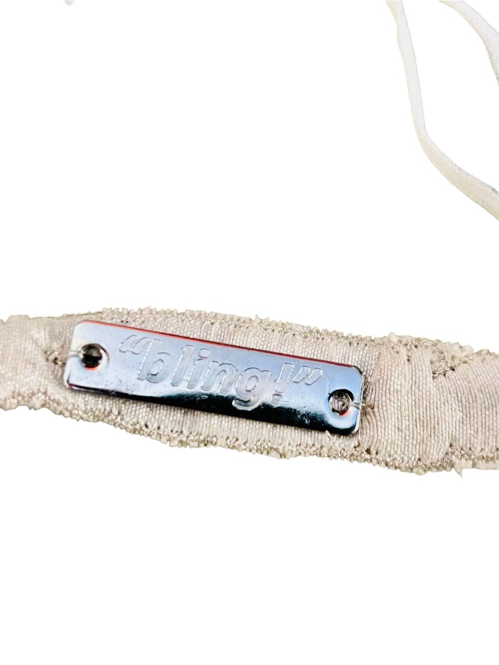 NWT Evan Picone Crystal Embellished Bridal Belt - Silver - Picture 4 of 15